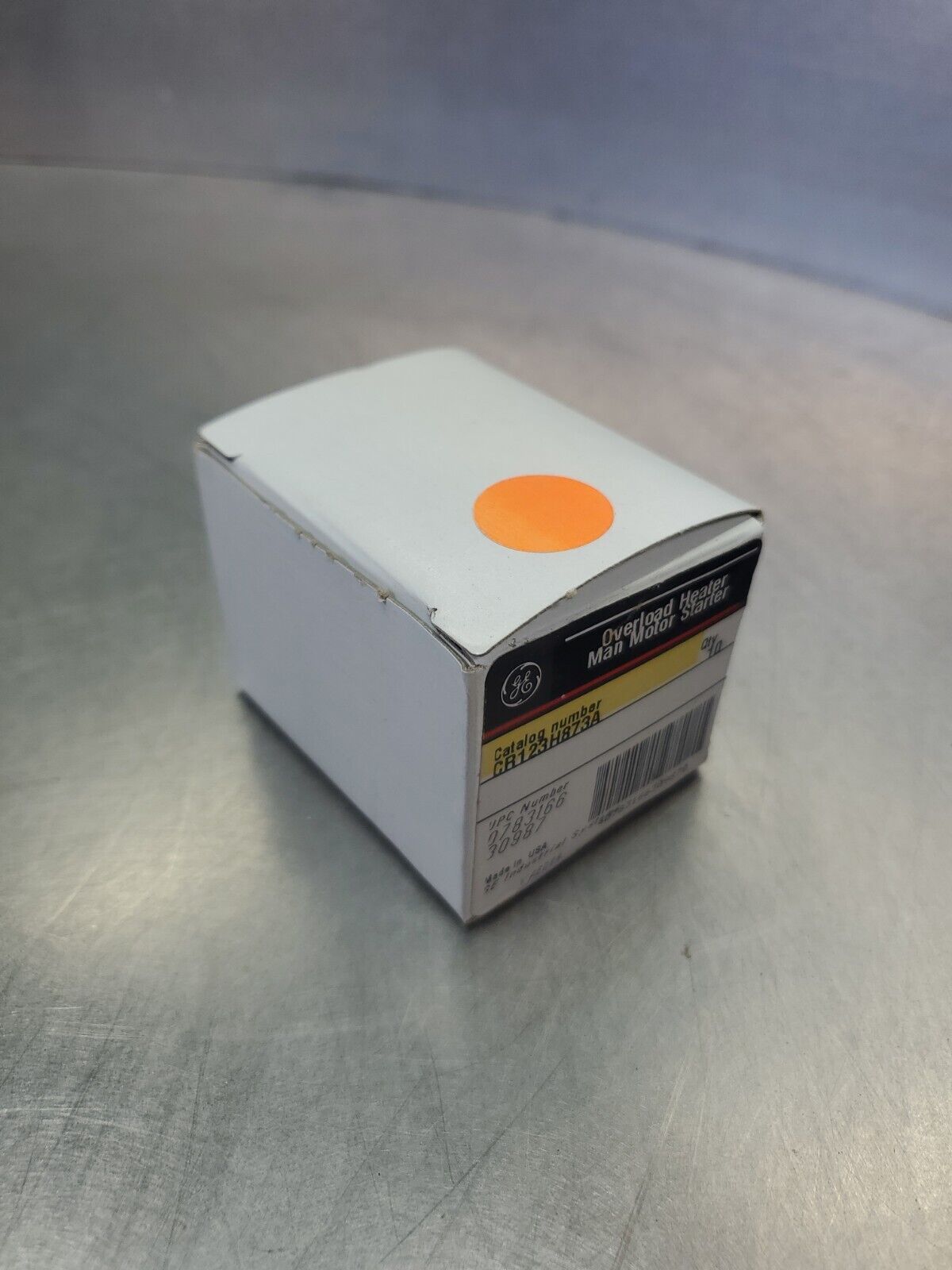 GE CR123H873A OVERLOAD HEATER MANUAL MOTOR STARTER, QTY 10.                 4A-3
