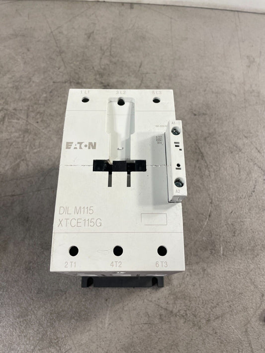 Eaton Dil M115 XTCE115G 24VDC coil POLE 3 PHASE 50HP/230V 100HP/460V CONTACT 2D