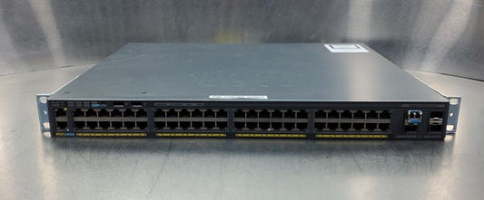 Cisco WS-C2960X-48FPS-L V02 48-Port Gigabit Ethernet Switch.               3F-25