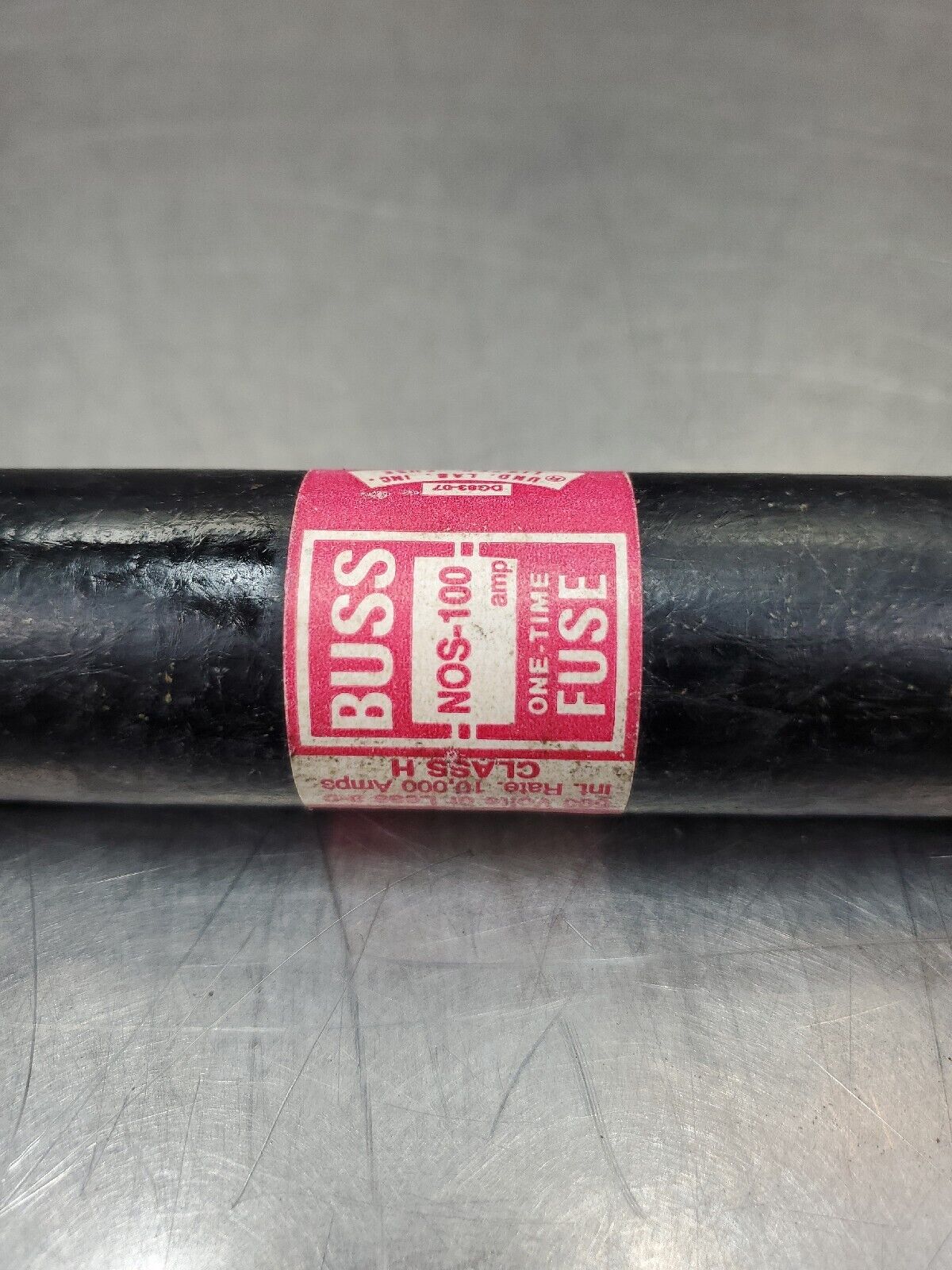 Bussmann NOS-100 10000 Amp 600V One-Time Fuse.                                4D
