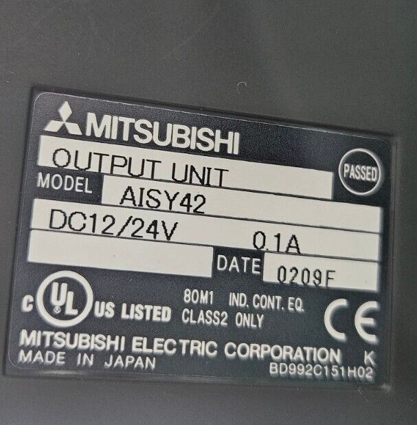 Mitsubishi A1S58B / AISY42 / A1SY42/ A1SY10 PLC Module                 Loc 3B-13