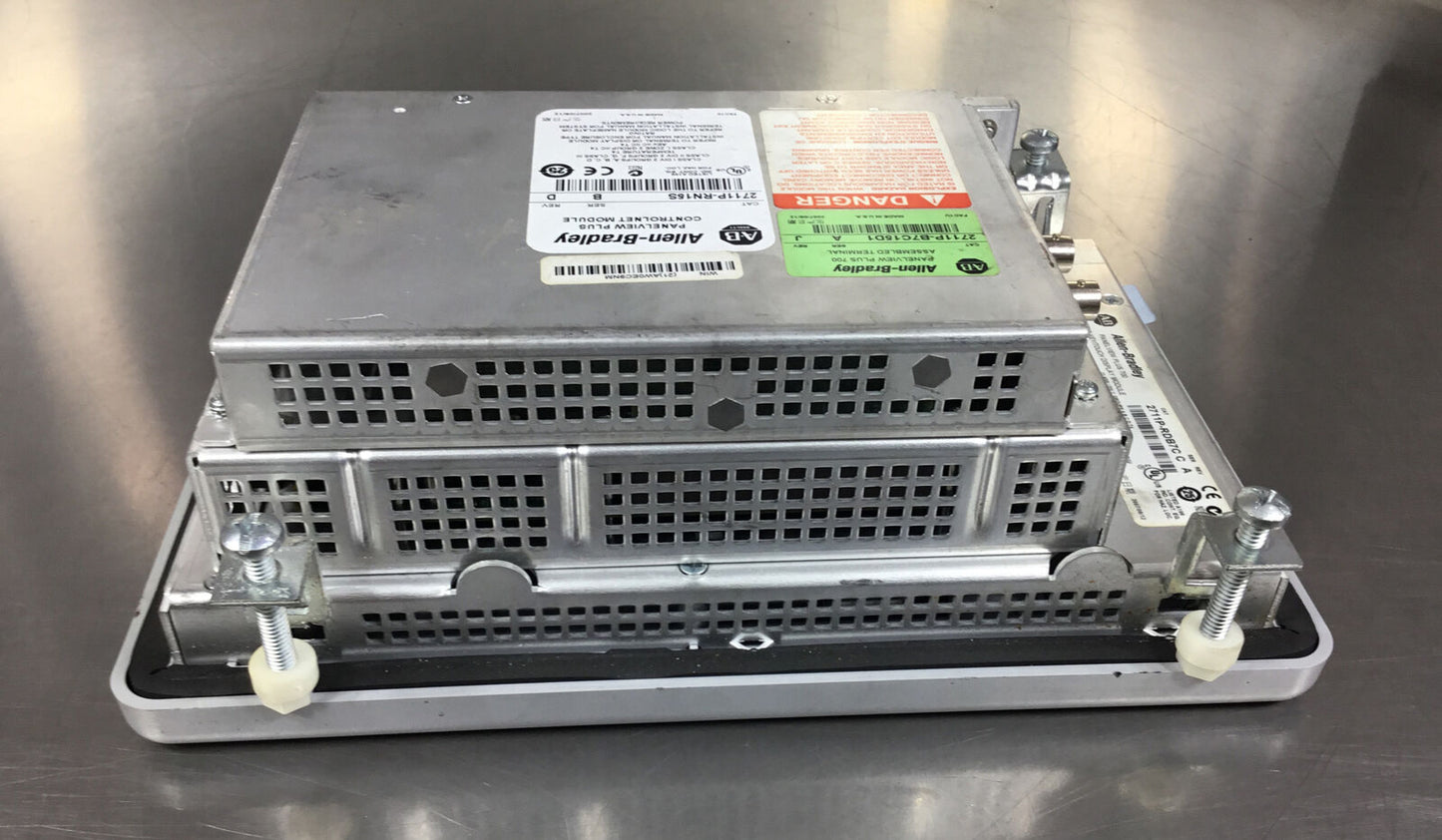 Allen Bradley   -   PANELVIEW PLUS 700  2711P-B7C15D1 /A  Rev:J  COLOR TOUCH  2C