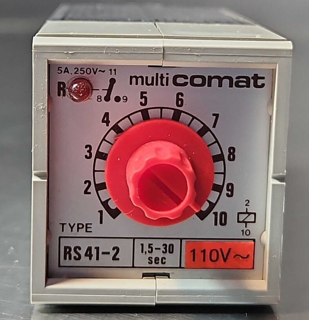MULTI COMAT RS 41-2 Electronic Time Relay Pluggable    Loc3B28