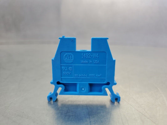 Allen-Bradley 1492-W4 600V 4mm² Terminal Block -BLUE
