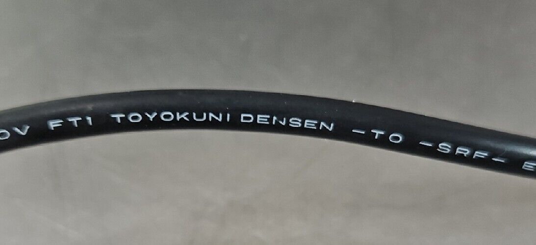 TOYOKUNI DENSEN CSA LL92393 - 300V - E74241 - 18 Inch Cable           Loc 5E-12