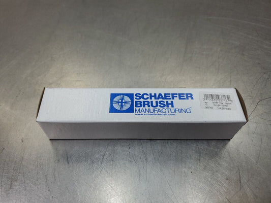 SCHAEFER BRUSH 9/16" Dia Nylon Single Spiral 1/4-28 Male (93713)           6E-15