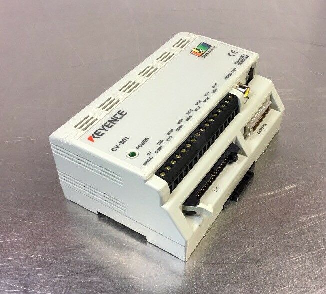 Keyence CV-301 Machine Vision Controller RS-232C Console.     5E