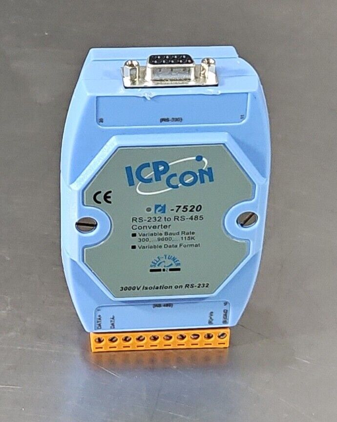 ICP CON I-7520 Converter - RS 232 To RS 485, Variable Rate Module        3B-22