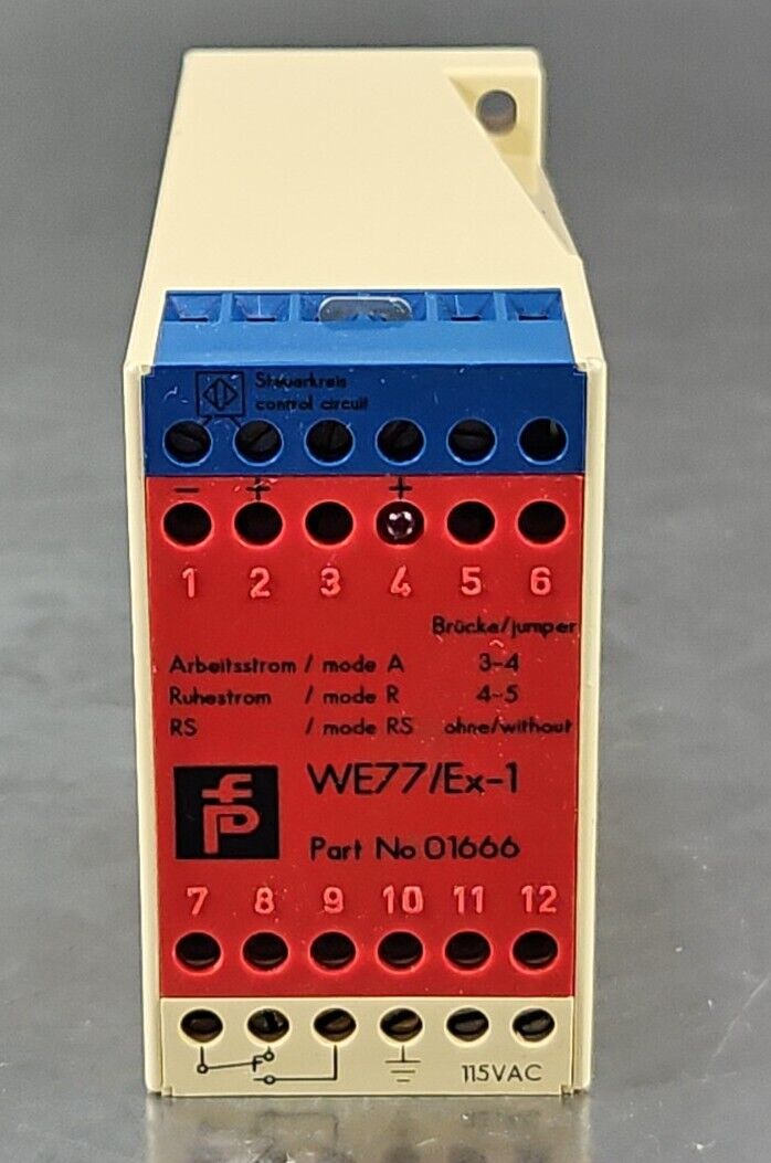 PEPPERL+FUCHS WE77/Ex-1 SWITCH AMPLIFIER                                   3B-22