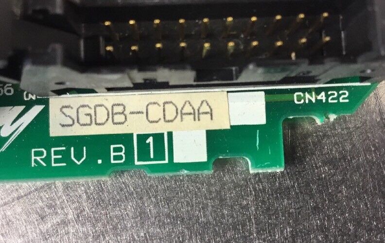 YASKAWA SGDB-CDAA REV.B3 SERVA PAK BOARD.     3B