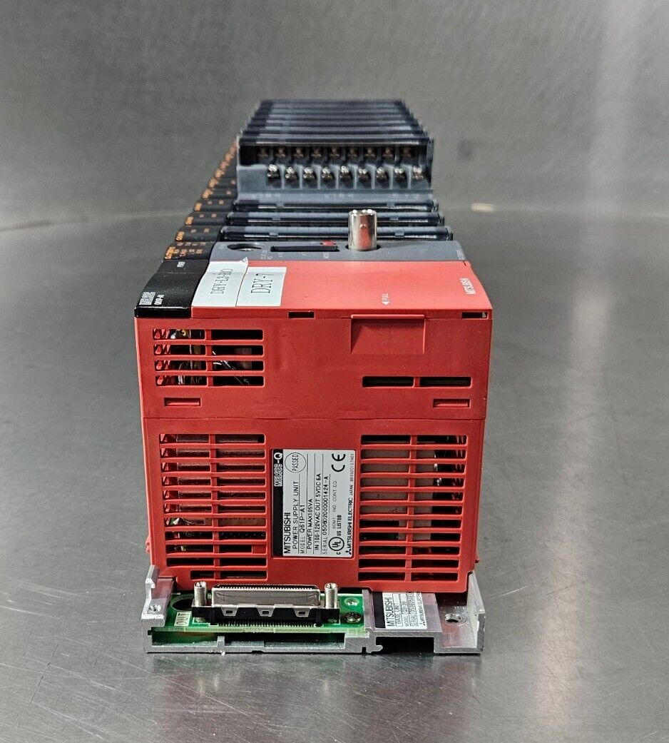 MITSUBISHI BASE: Q312B. MELSEC Q61P-A1/QJ72BR15/Q64RD/Q62AD-DGH.   Loc 3A-23