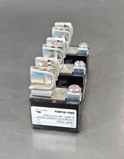 Allen-Bradley 1494F-FS30 SerD Fuse Holder 30 Amp 600V.                  Loc4C-18