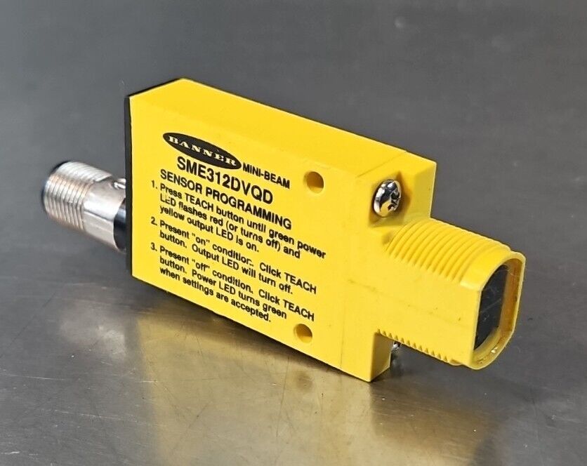 Banner SME312DVQD Mini Beam Expert Diffuse Photoelectric Sensor         Loc5E-19