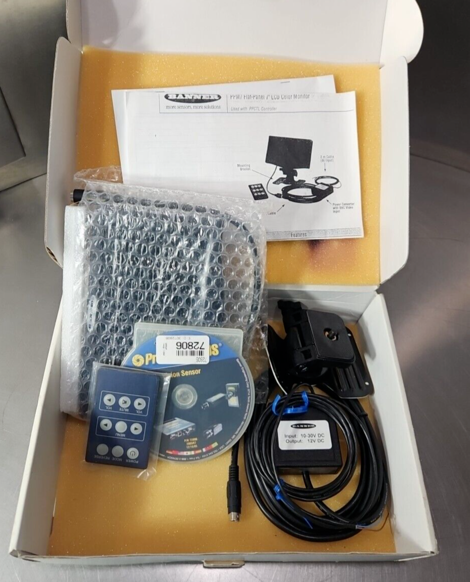 Banner PPM7 Flat Panel Color Monitor.     Loc2A