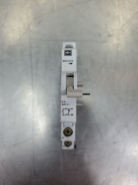 Cutler-Hammer WAX1A1B 6A 240V Auxiliary Contact.                           4E-11