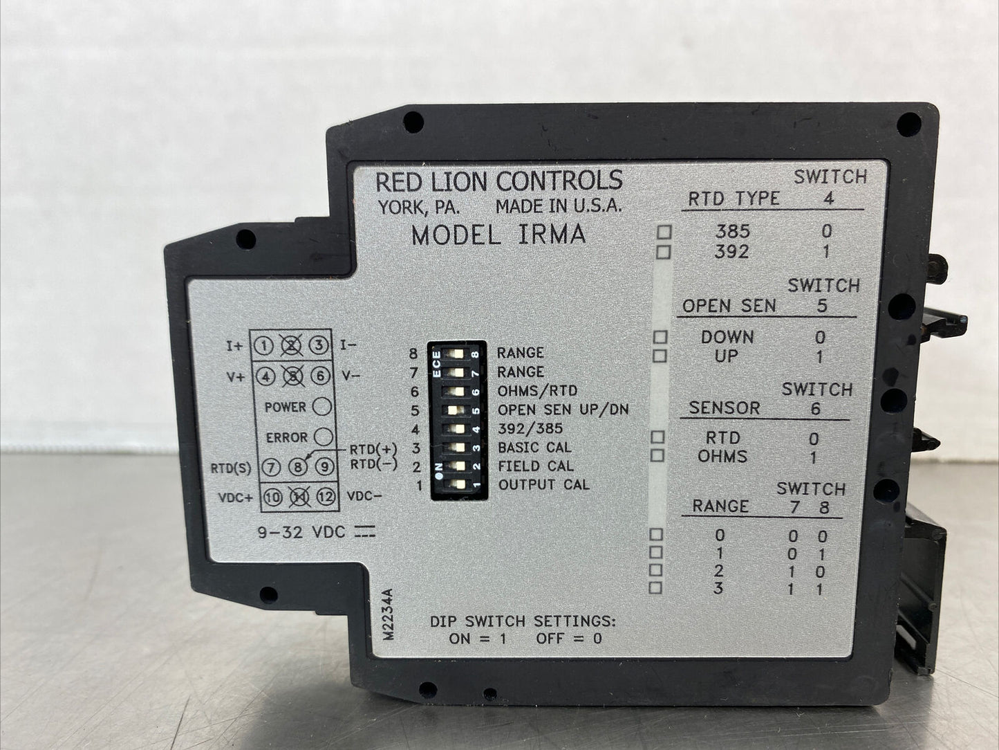 RED LION IRMA CONTROLS IRMA3035            4E-8