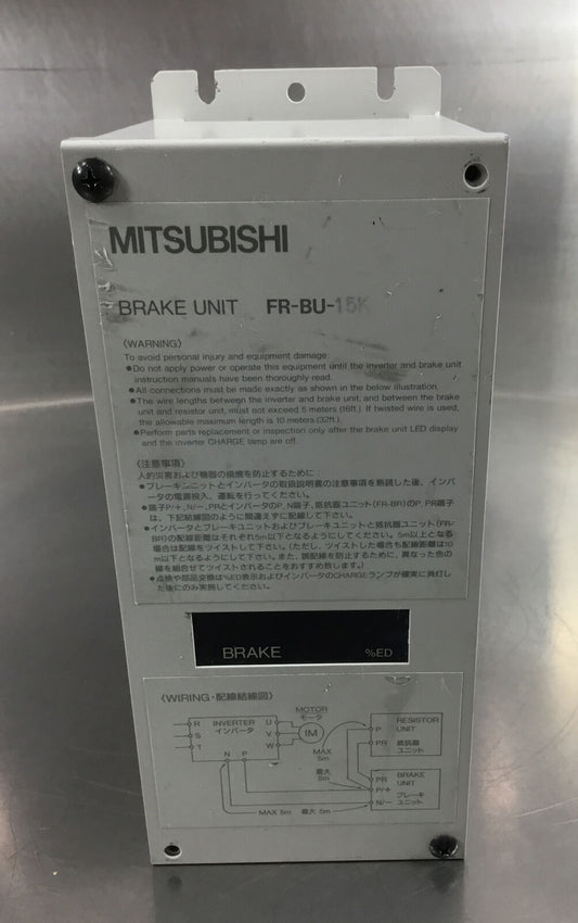 MITSUBISHI  FR-BU-15K  BRAKE UNIT  400VDC Max.      1C