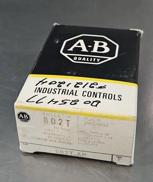 Allen-Bradley 802TAP Series F Oiltight Limit Switch.                    Loc4D-20