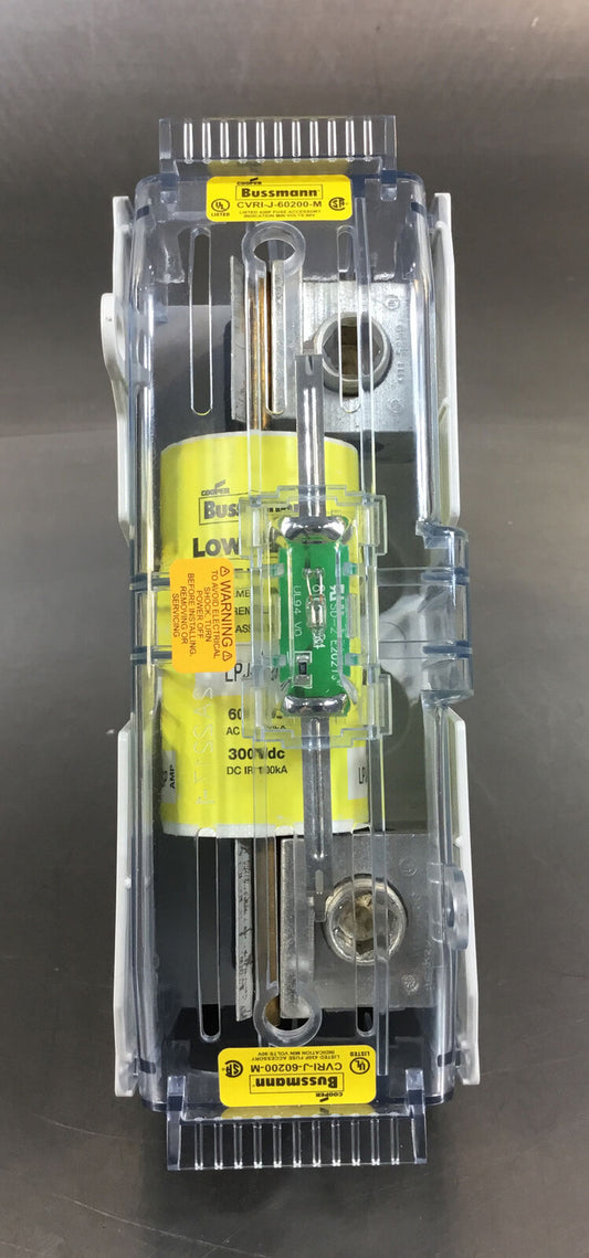 BUSSMANN   JM60200-1CR  Fuse Block 600V 200A w/ LPJ-110SP Fuse    4C
