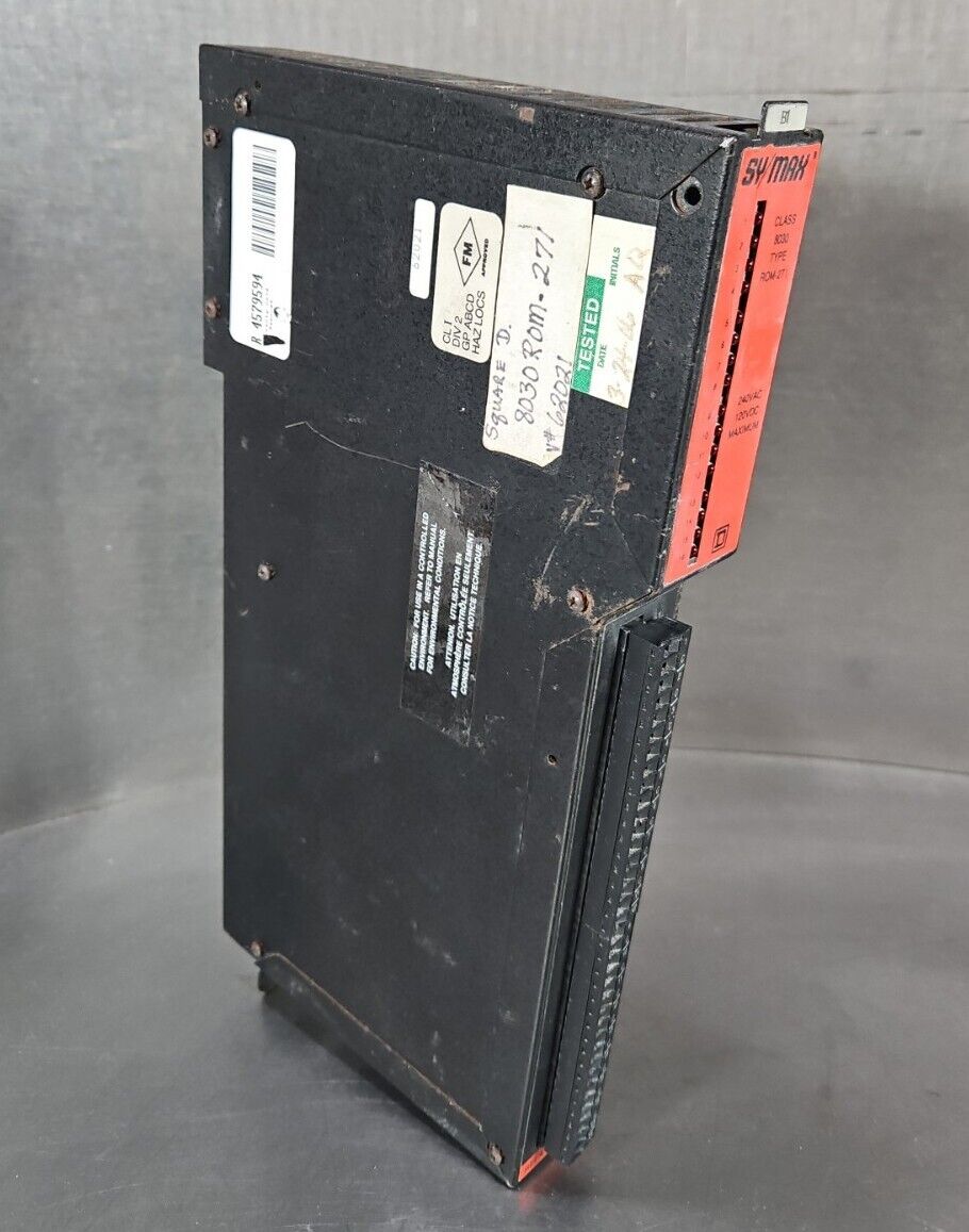 Square D Sy/Max ROM271 8030 Relay Output Module.                        Loc3A-27
