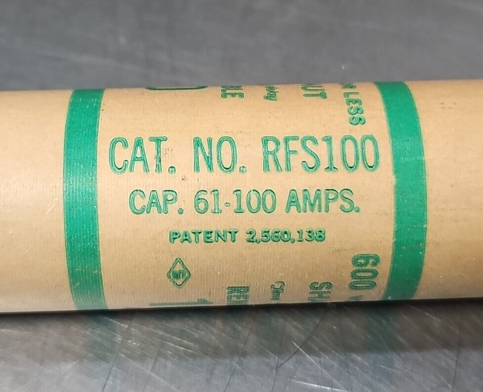 Gould Shawmut RFS-100 Fuse.                                            Loc4C-21