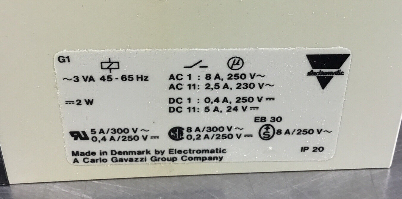 Carlo Gavazzi  SP239724  Dividing Relay 24VDC     4B-1