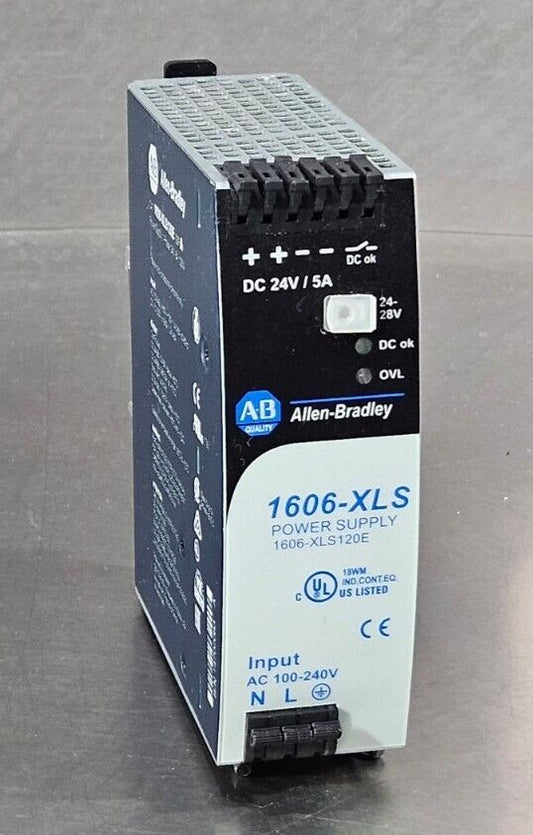 Allen-Bradley 1606-XLS120E Ser A. 24 VDC Power Supply.                     4E-22