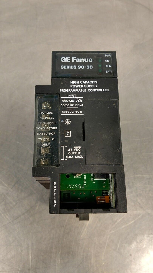 GE Fanuc IC693PWR330C 120/240VAC HI-CAP 30W Power Supply EW