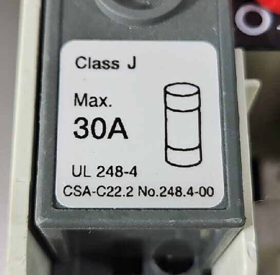 Allen-Bradley  OS 30FAJ12 / UL 248-4. CLASS J. 30A.                     Loc 4G-1