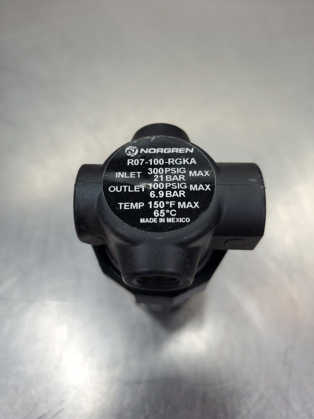 Norgren R07-100-RGKA Pressure Regulator 1/8" PTF 5-100 PSIG.               6C-14