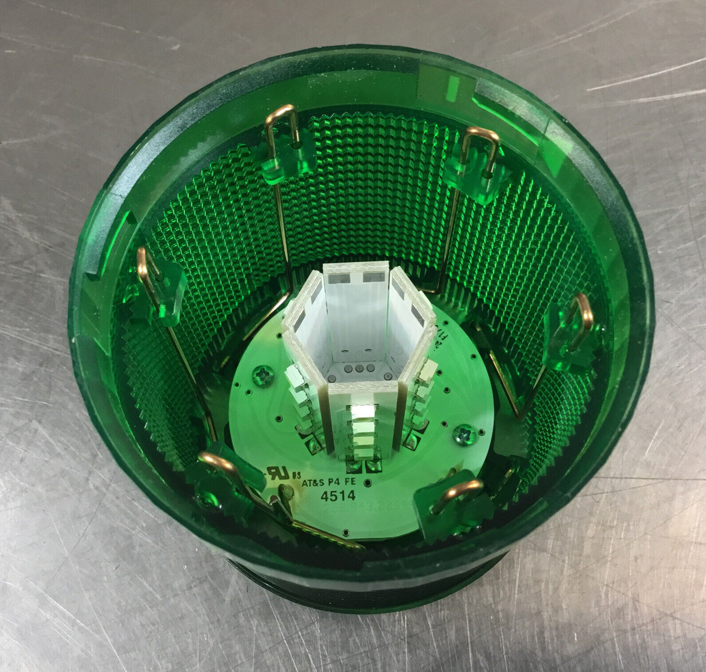 NEW SIEMENS  8WD4-420-5DC  GREEN ROTATING LIGHT ELEMENT      3E-17