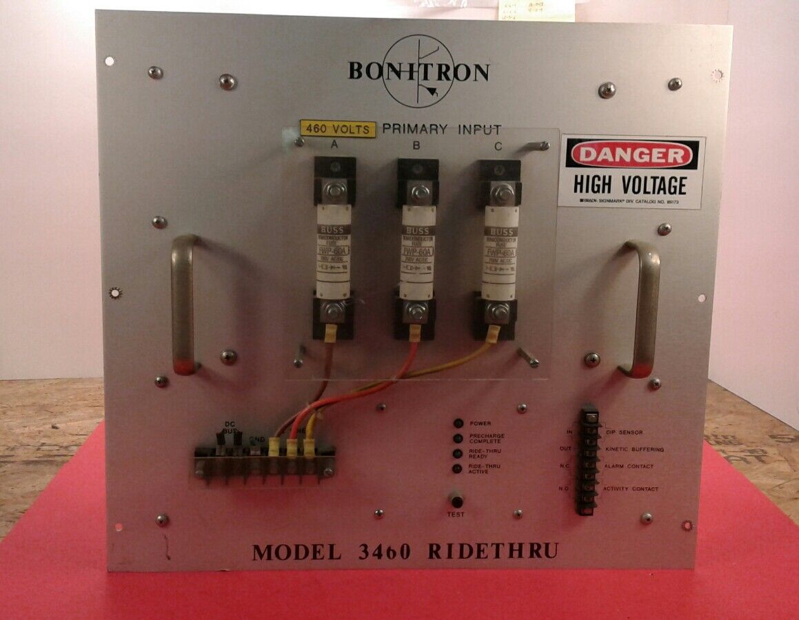 BONITRON M3460-4B1-024A Model 3460 Ridethru 460V.      4F