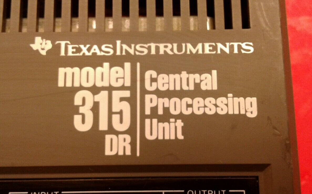 TEXAS INSTRUMENTS CENTRAL PROCESSING MODULE 315-DR   3C