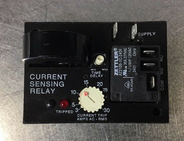 CR Magnetics CR4395-LH-24D-330-A-CD-ELR-EF Current Sensing Relay.  Loc.4A