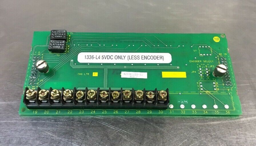 ALLEN BRADLEY 1336-L4 5VDC (LESS ENCODER)      3B