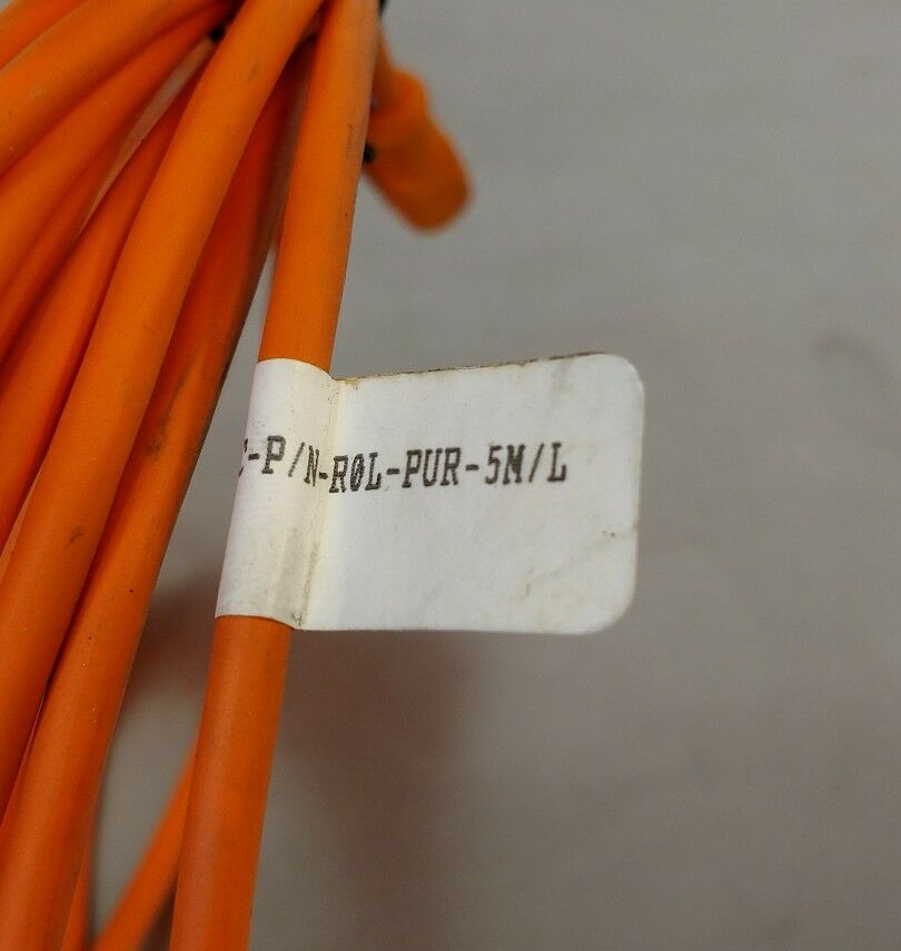IFM Efector US/3-DC-P/N-R0L-PUR-5M/L Cable Assy