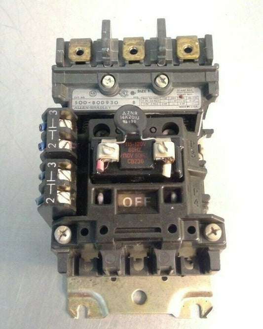 Allen-Bradley - 500-B0D930 Series B - Contactor                             4E-1