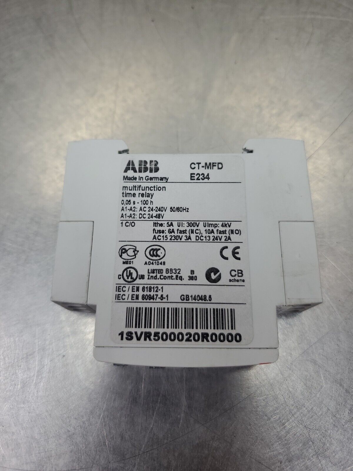 ABB CT-MFD.12 E234 (1SVR500020R0000) Multifunction Time Relay. 4C-1 ...