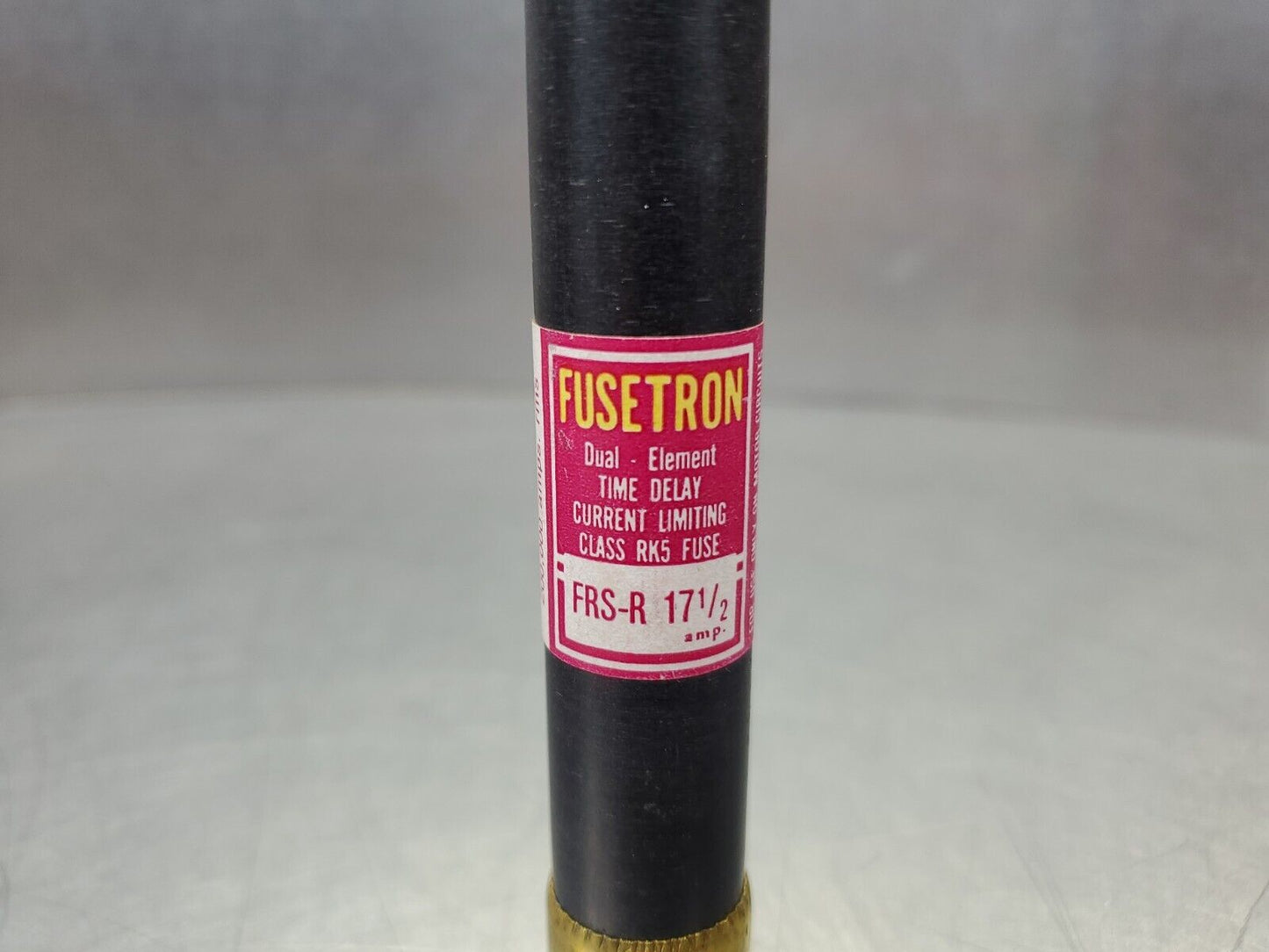 FUSETRON FRS-R Dual-Element Time-Delay Fuse, 600VAC 17.5AMP.            4D-BOX#5