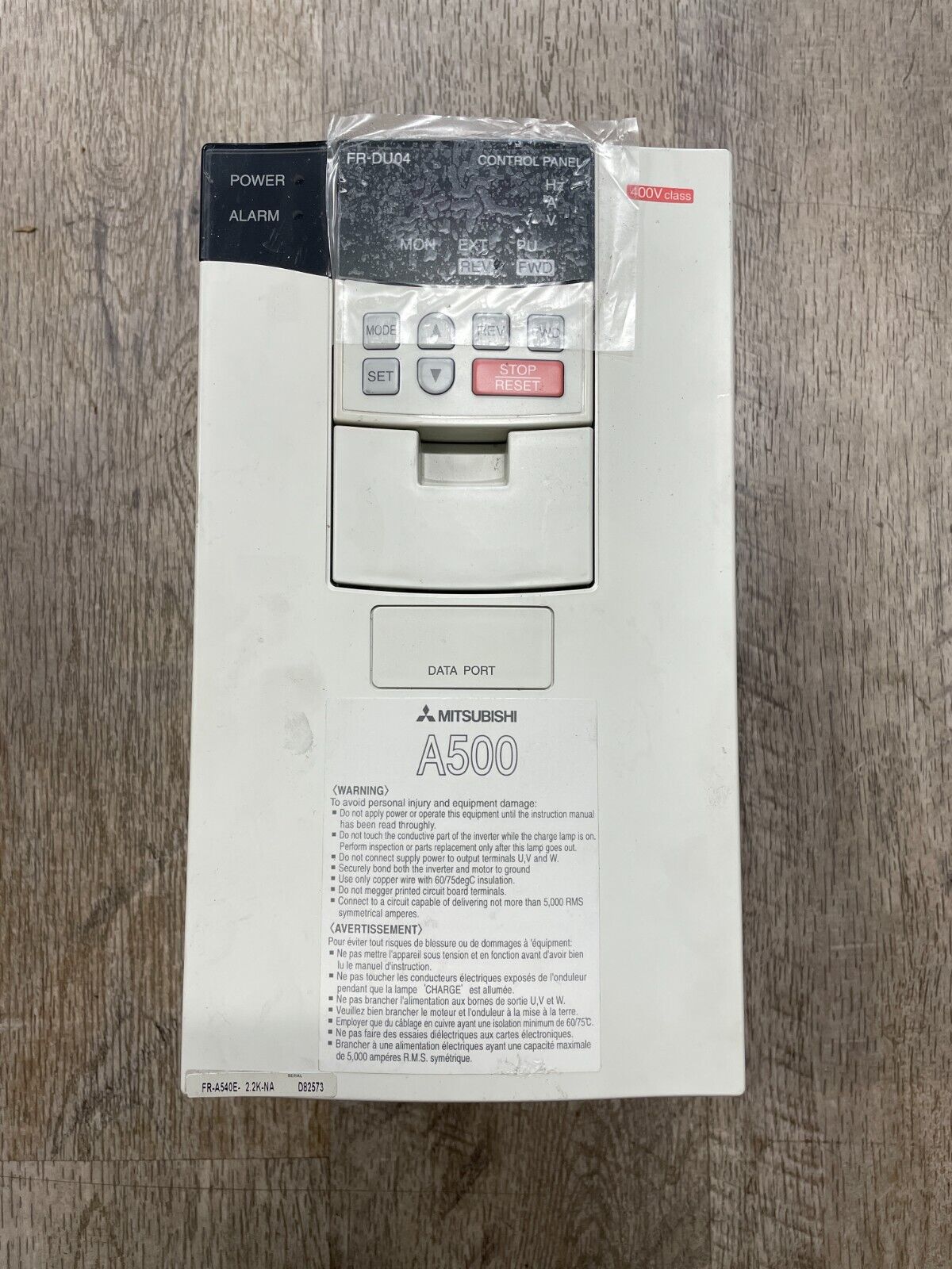 FR-A540-2.2K-NA Mitsubishi 6.7A 460V 3HP A500   @2C