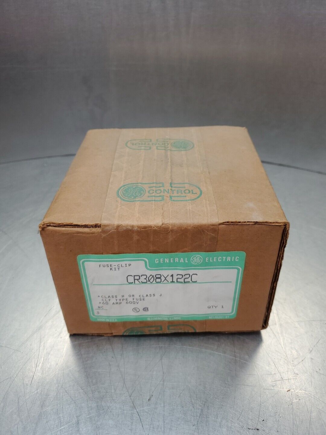 GENERAL ELECTRIC CR308X122C 60Amp/600V Class H/J Fuse-Clip Kit.             4E-2