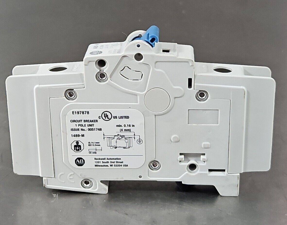 Allen Bradley 1489-M1C030. Ser D. Circuit Breaker.                         4E-22