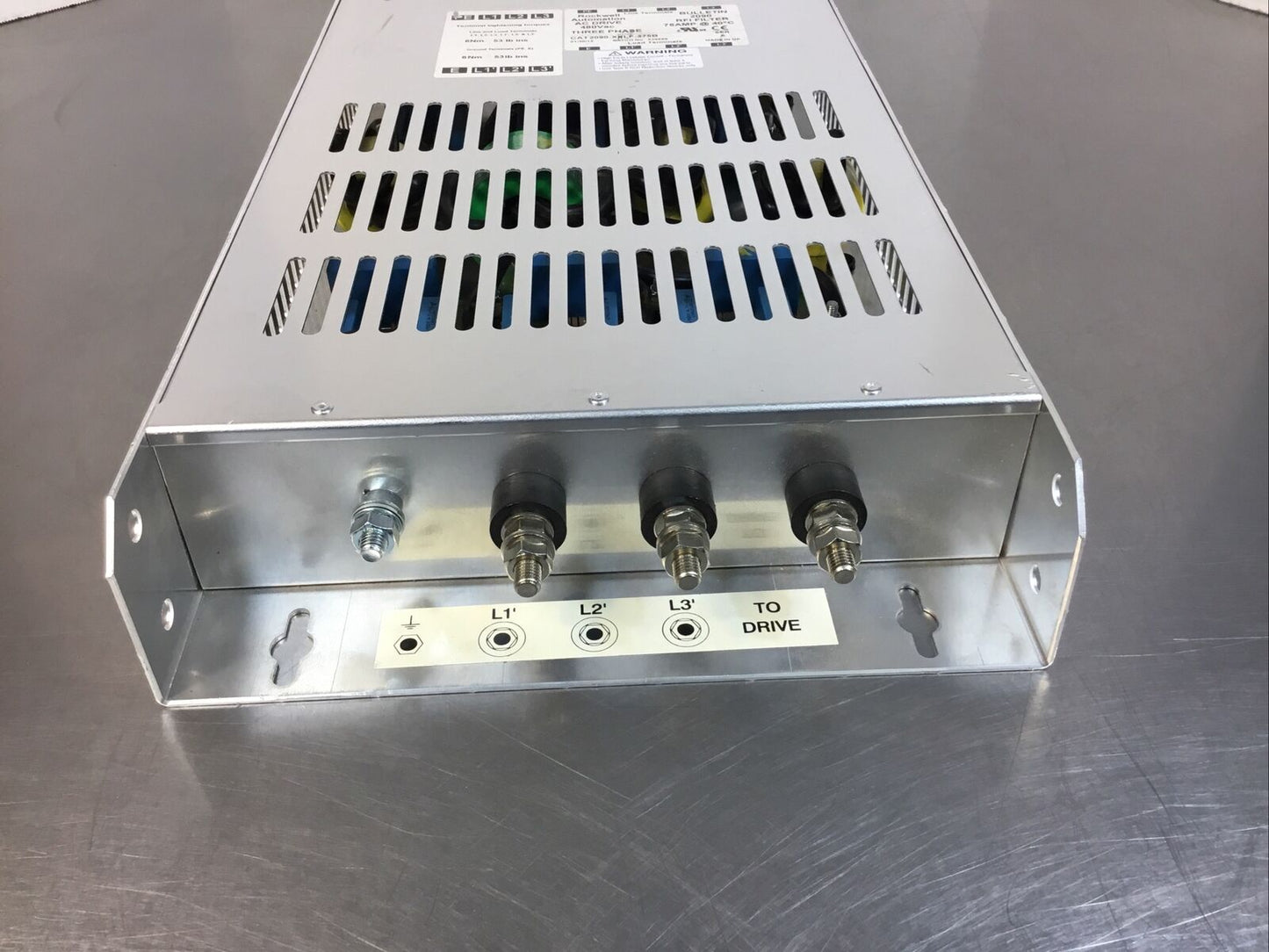 ROCKWELL AUTOMATION 2090-XXLF-375B /A  AC DRIVE, 480VAC, THREE PHASE   Loc.1A