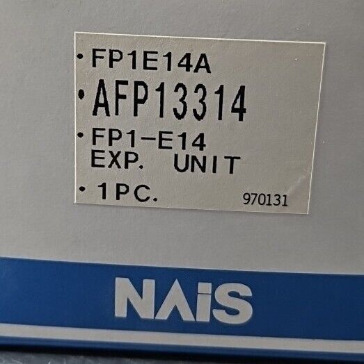 PANASONIC FP1E14A  NAIS AFP13314 Expansion Unit.                        Loc3B-16