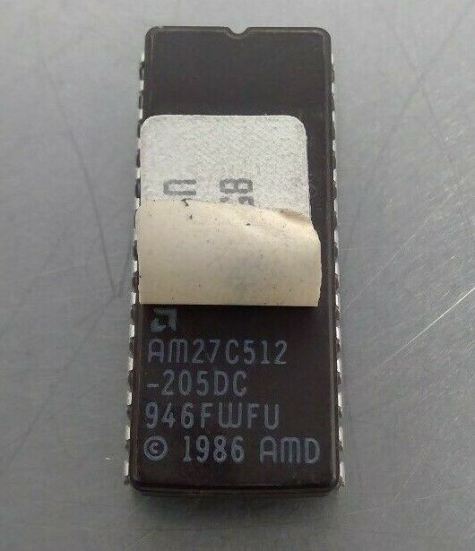 AMD - AM27C512 - IC Chip CMOS EPROM - AM27C512-205DC                       3D-23
