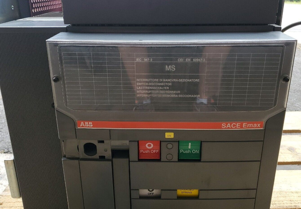 ABB SACE Emax E2N/E MS12 1259A 1000V 4P Circuit Breaker.                      6F