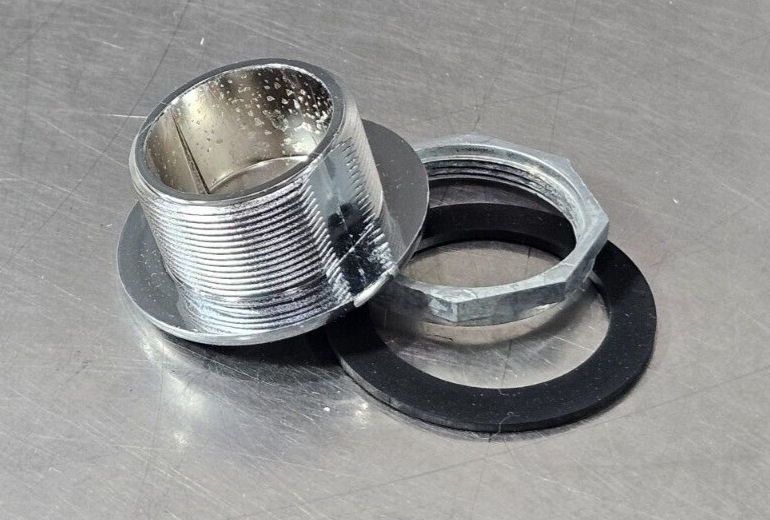 Square D Closing Plate 9001K52  Ser H Round Chrome Plated.              Loc4C-19