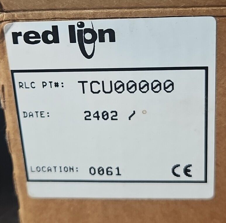 RED LION CONTROLS TCU00000 TEMPERATURE CONTROL.                            Loc2A