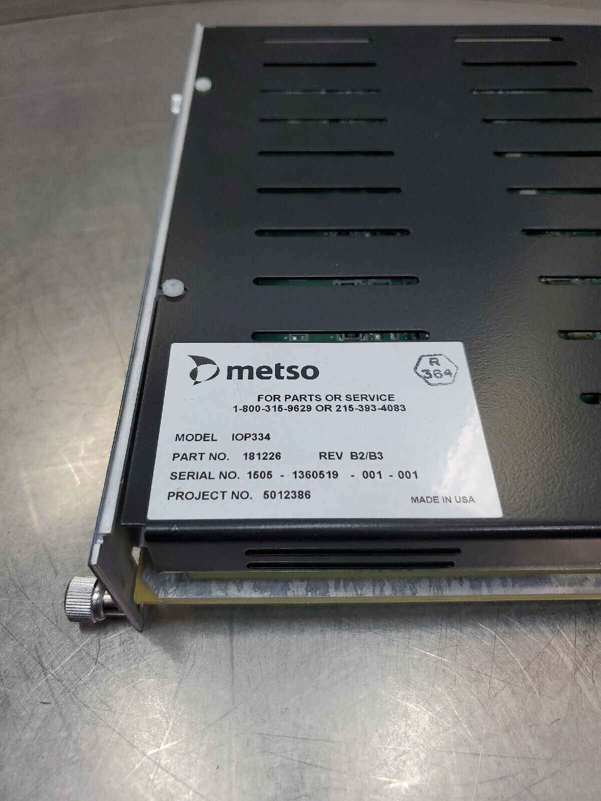 METSO IOP334 REV B2/B3 24V ISOLATED AC/DC DIGITAL INPUT MODULE              3F-4