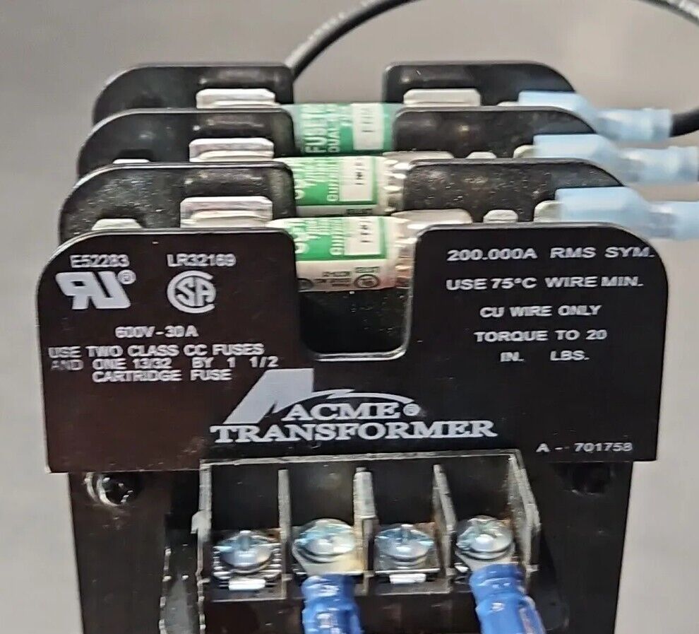 ACME TB81211F3 Industrial Control Transformer.                         Loc4E-20